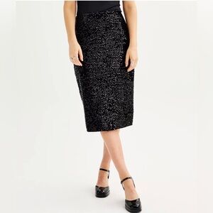 NEW Nine West Sequin Pencil Skirt. Medium
